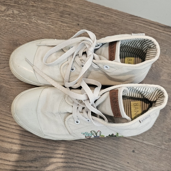 BANGS London Fog Succulent High Top Shoes Sz 8 - Picture 7 of 13
